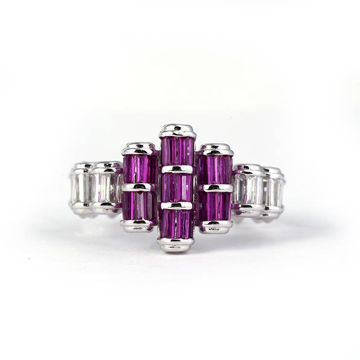 Silver Zenith Cylinder Ring : LR122