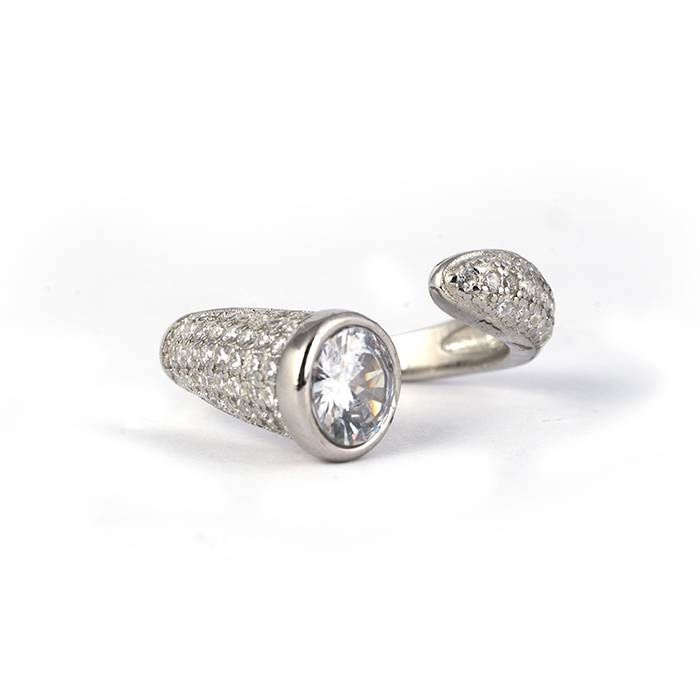 Ethereal Elegance Silver Ring : LR143