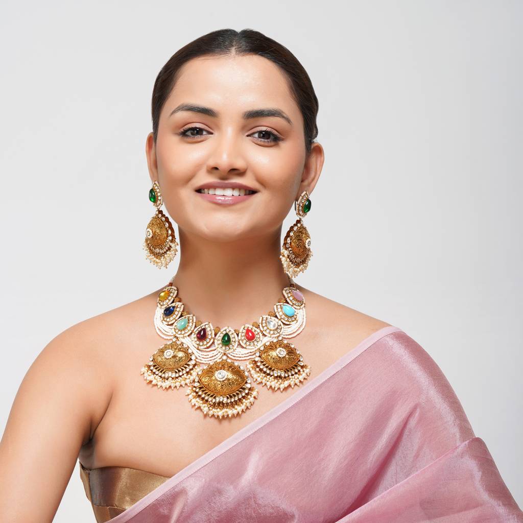 Kavya Polki Necklace : BP-NK-139