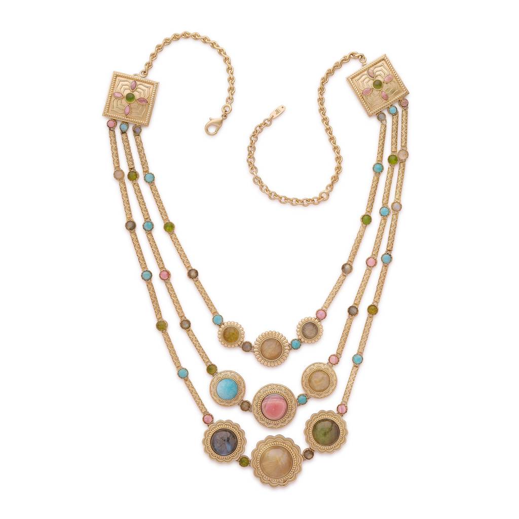 Azra Multi Starnd Necklace : 3048