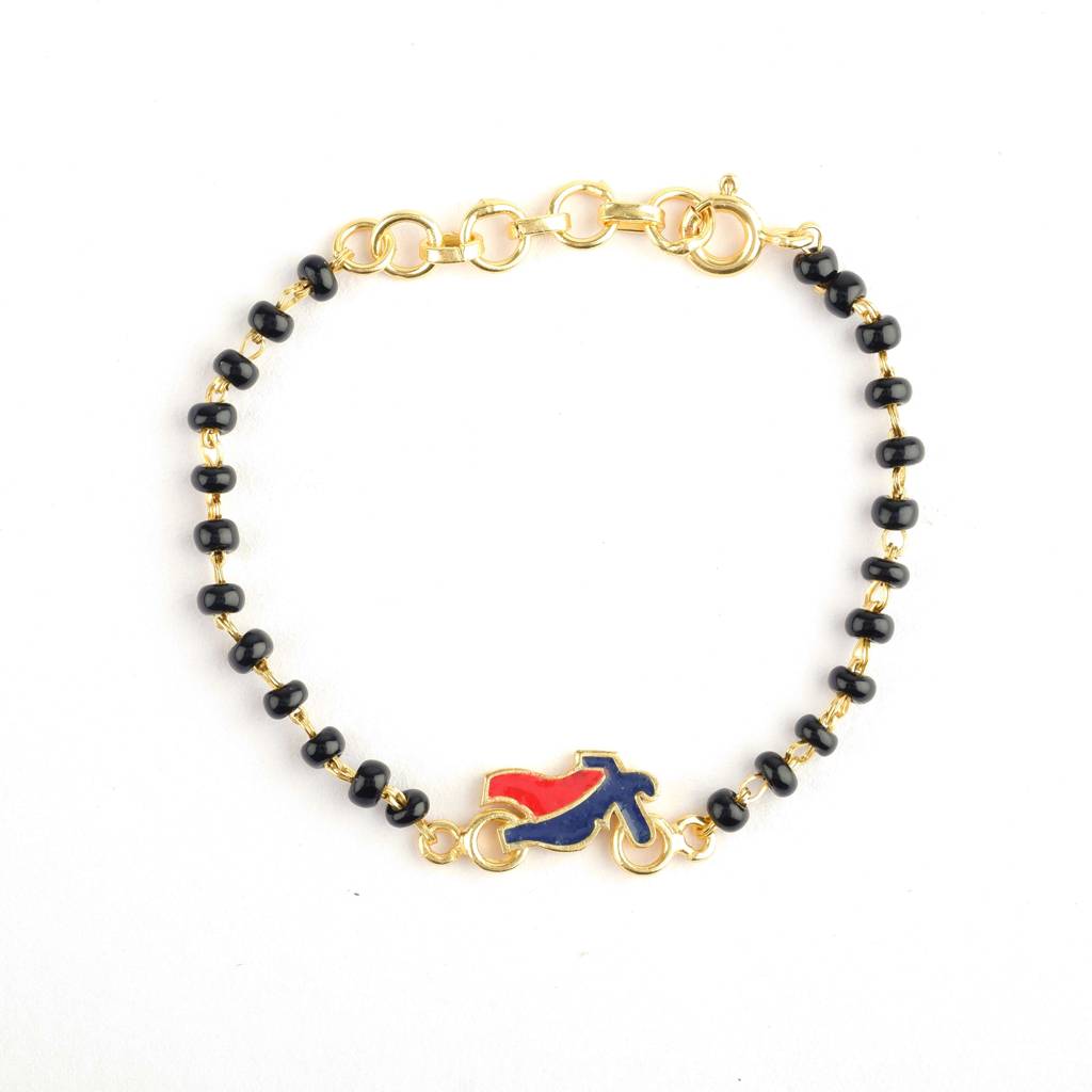 925 Sterling Silver Bike Kids Nazariya Bracelet : BikeNazariya