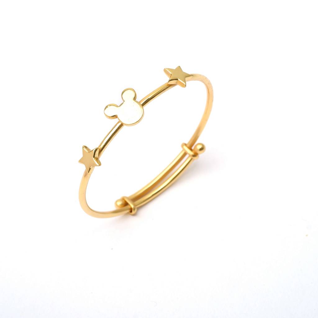 Disney 925 Silver Adjustable Kids Bangle : DisneyBangle