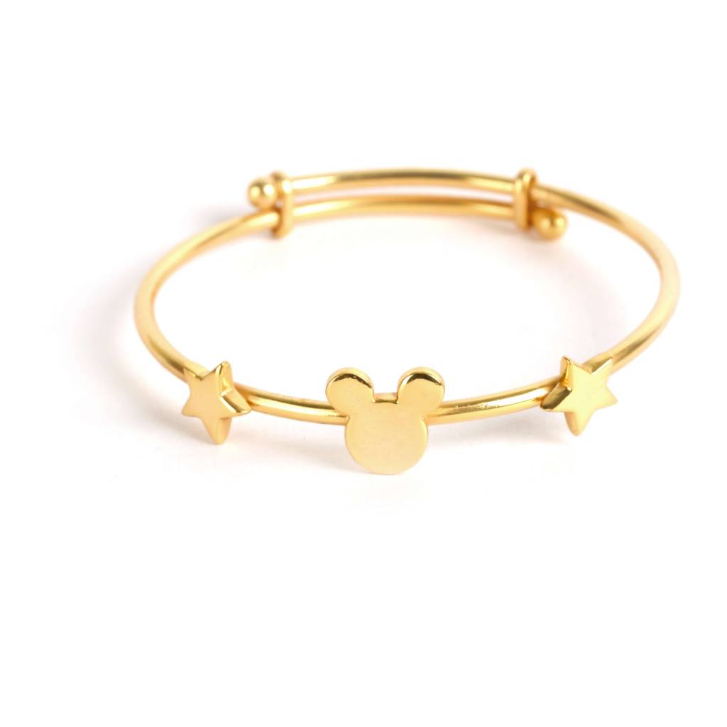 Disney 925 Silver Adjustable Kids Bangle : DisneyBangle