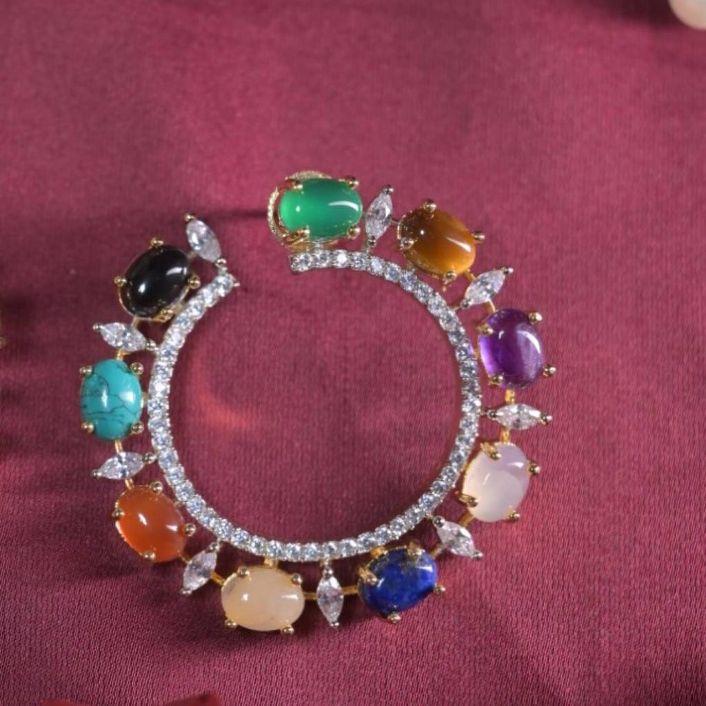 Scarlet Diamond Hoop Earring : EAR0019