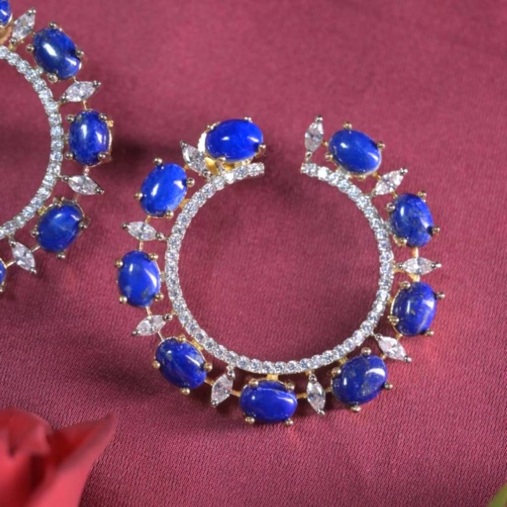 Scarlet Diamond Hoop Earring : EAR0021