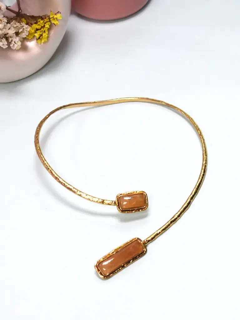 Golden Jaspar Necklace : QJSEP185