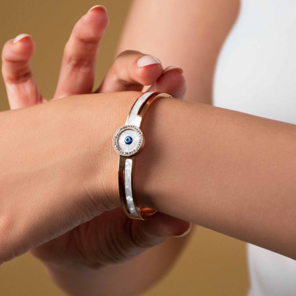 Evil Eye Round Bangle : BG206
