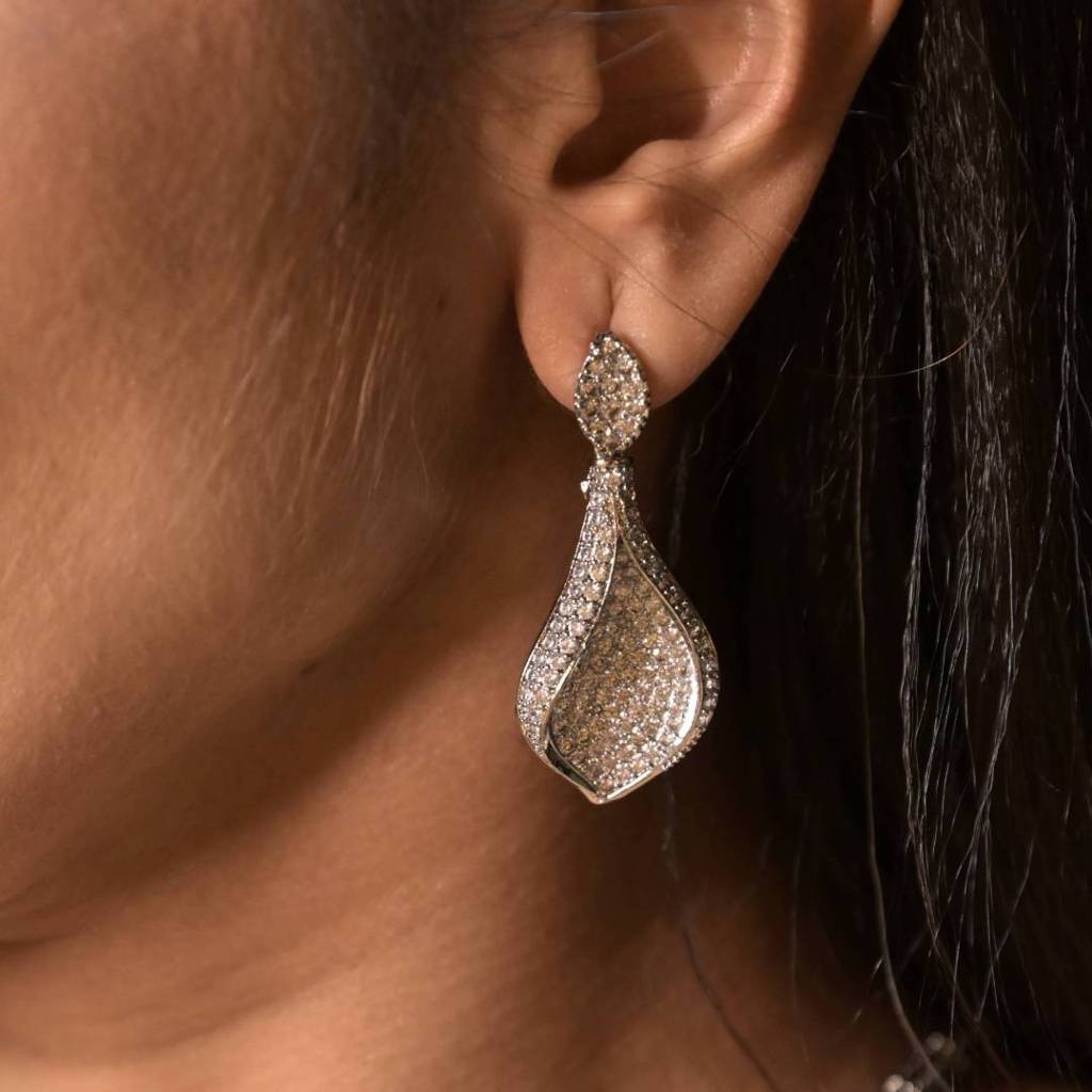 Guardian Serpent Diamond Cocktail Necklace : NEC0032