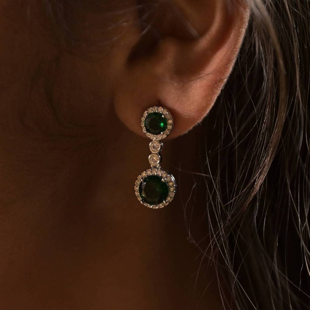 Pushp Gemstone Diamond Cocktail Necklace : NEC0013