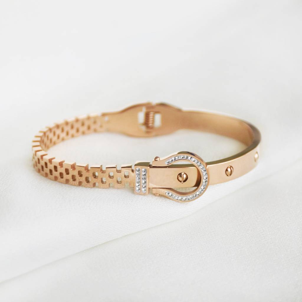 Studded-Chain-Belt-Bangle : BG274