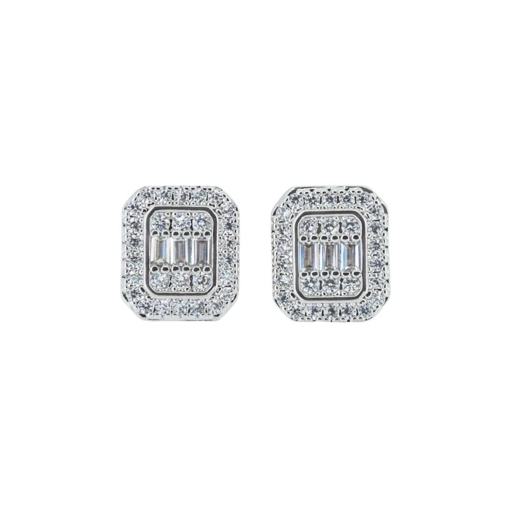 Dual-Rectangular-Diamonds-Studs : E532