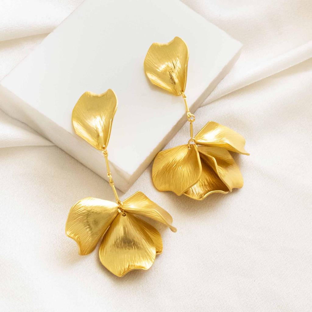 Statement-Floral-Earrings : E524