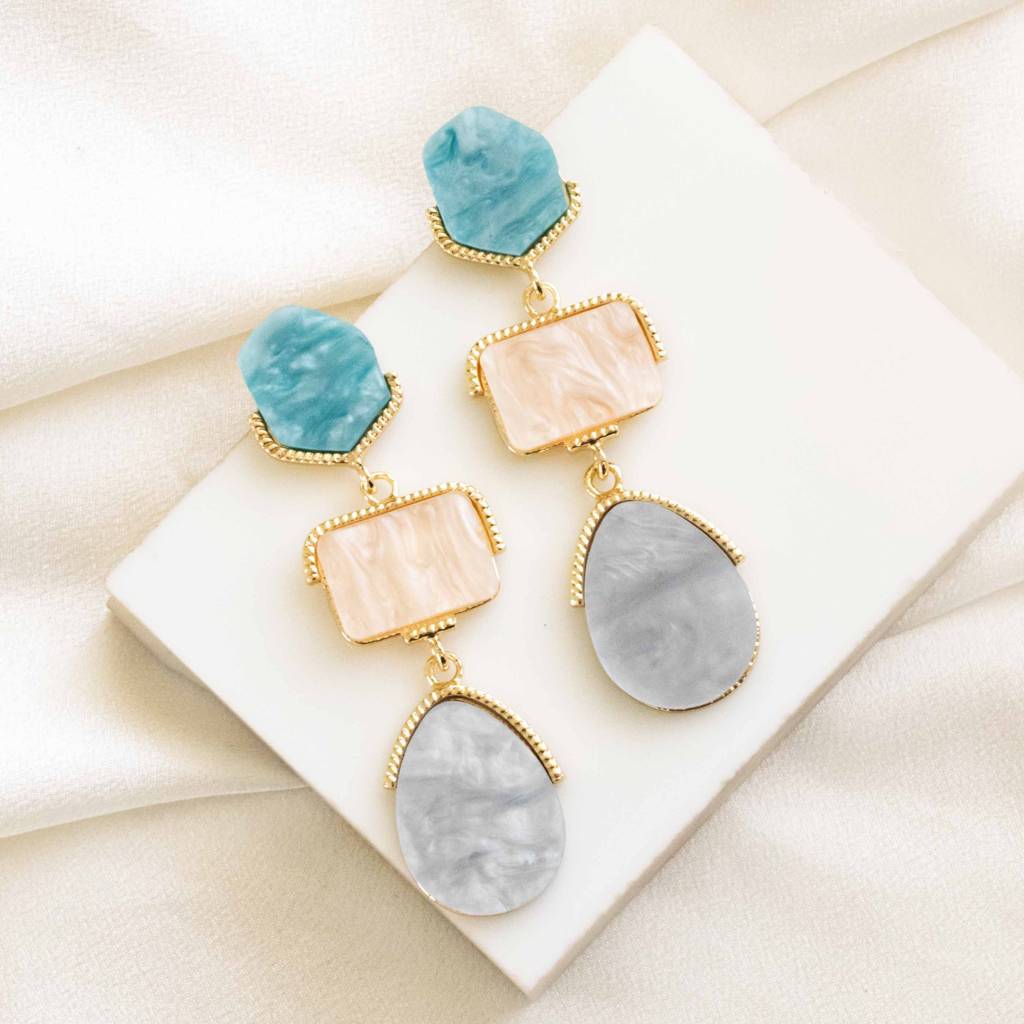Statement-Crystal-Earrings : E523