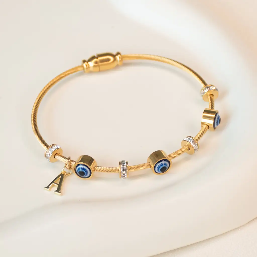 Classic-Evil-Eye-With-Personalized-Initial
