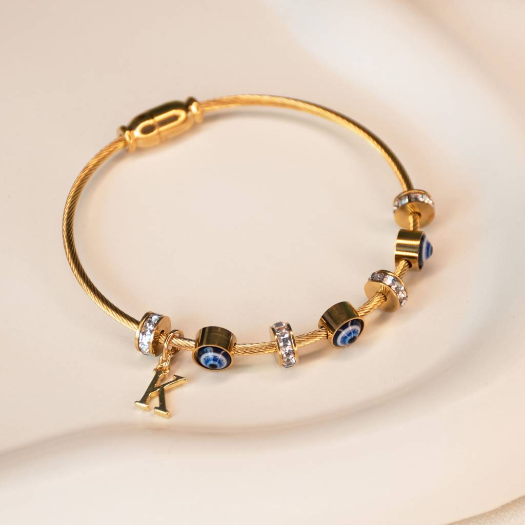 Classic-Evil-Eye-With-Personalized-Initial : BG267J