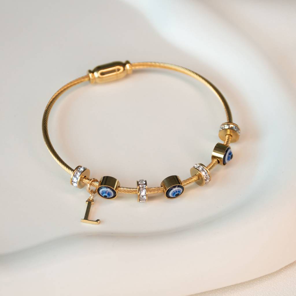Classic-Evil-Eye-With-Personalized-Initial : BG267K
