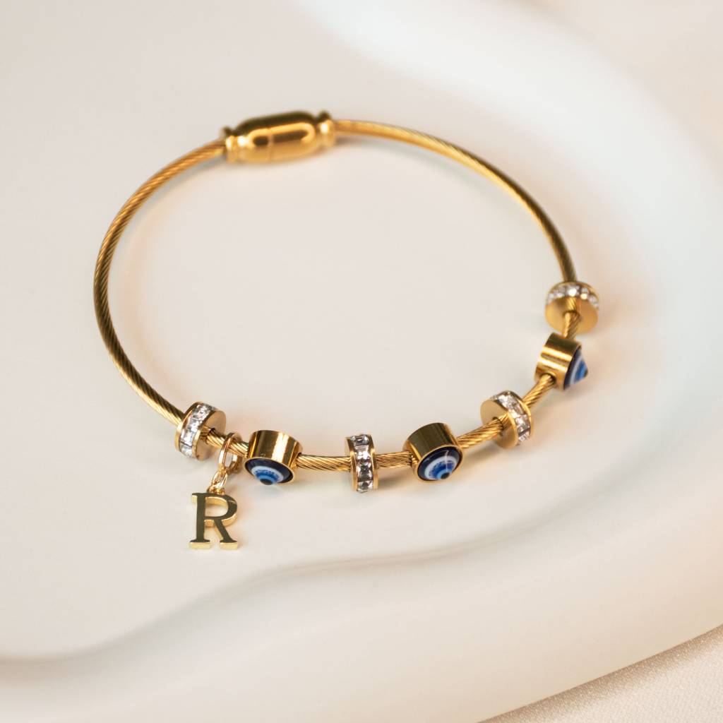 Classic-Evil-Eye-With-Personalized-Initial : BG267Q