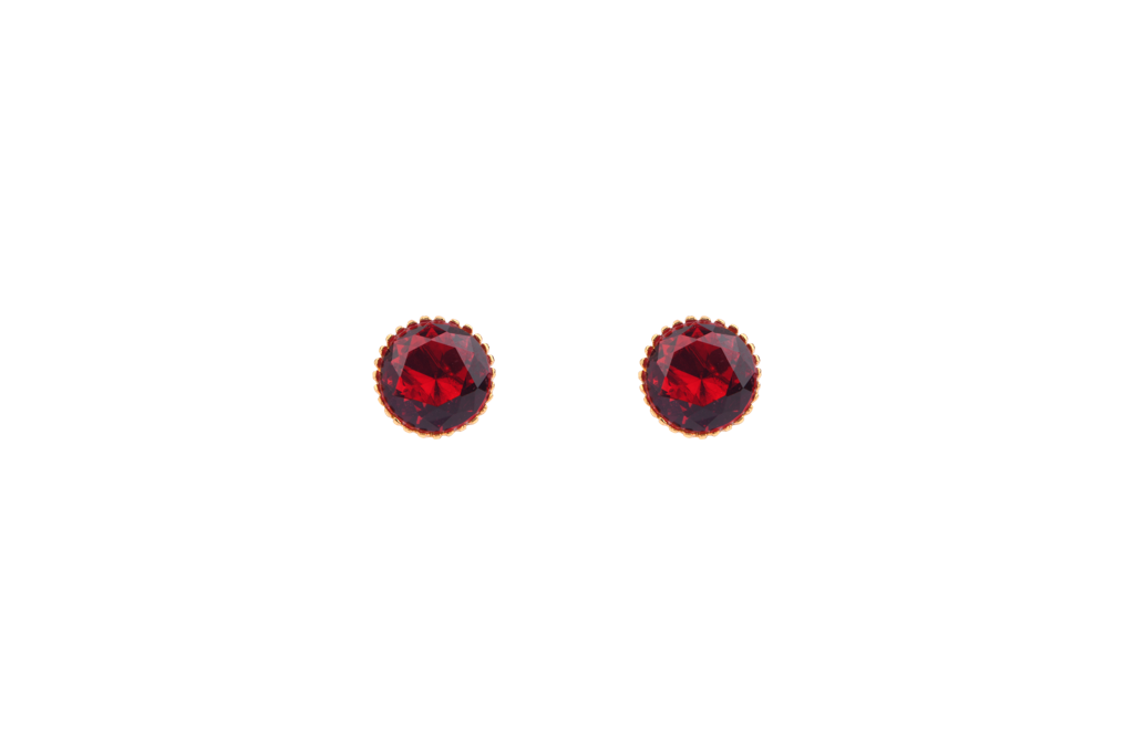 Ruby Studs : K94