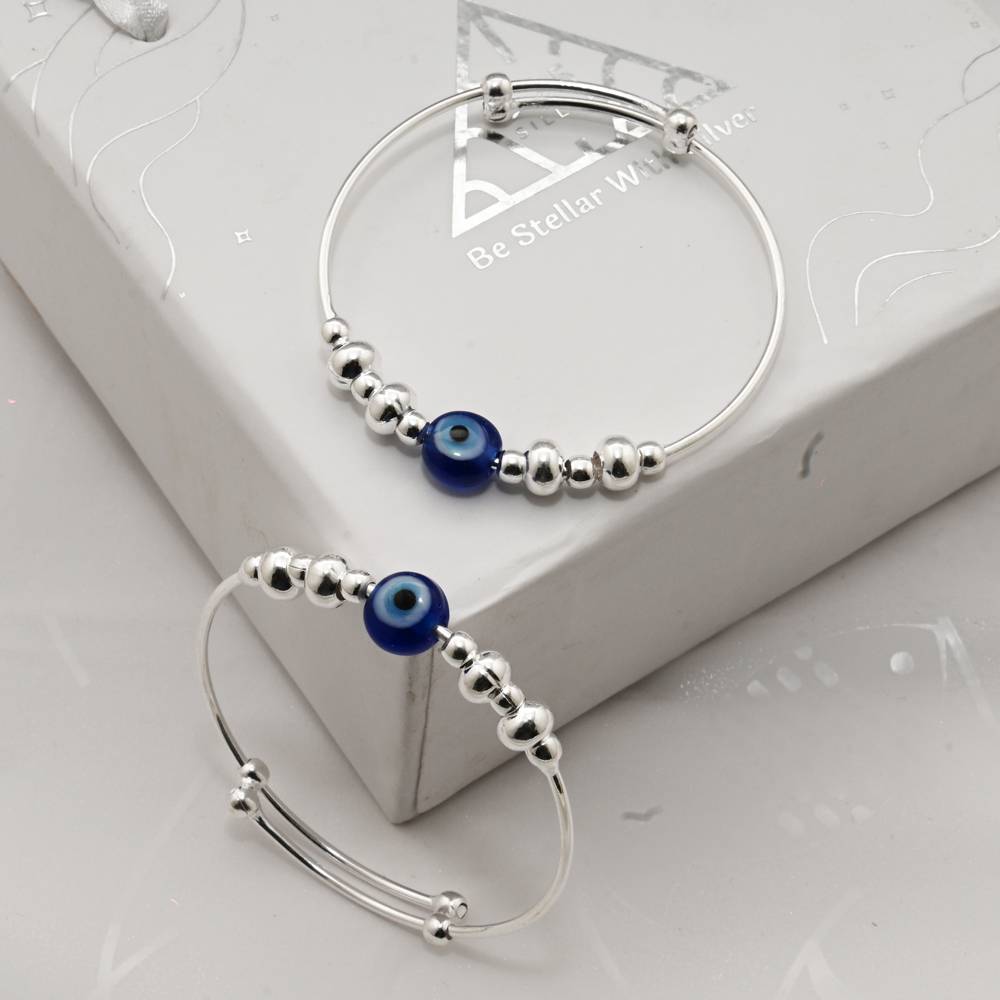 925 Pure Silver Kids Kada Bracelet-Br1085 : BR1085