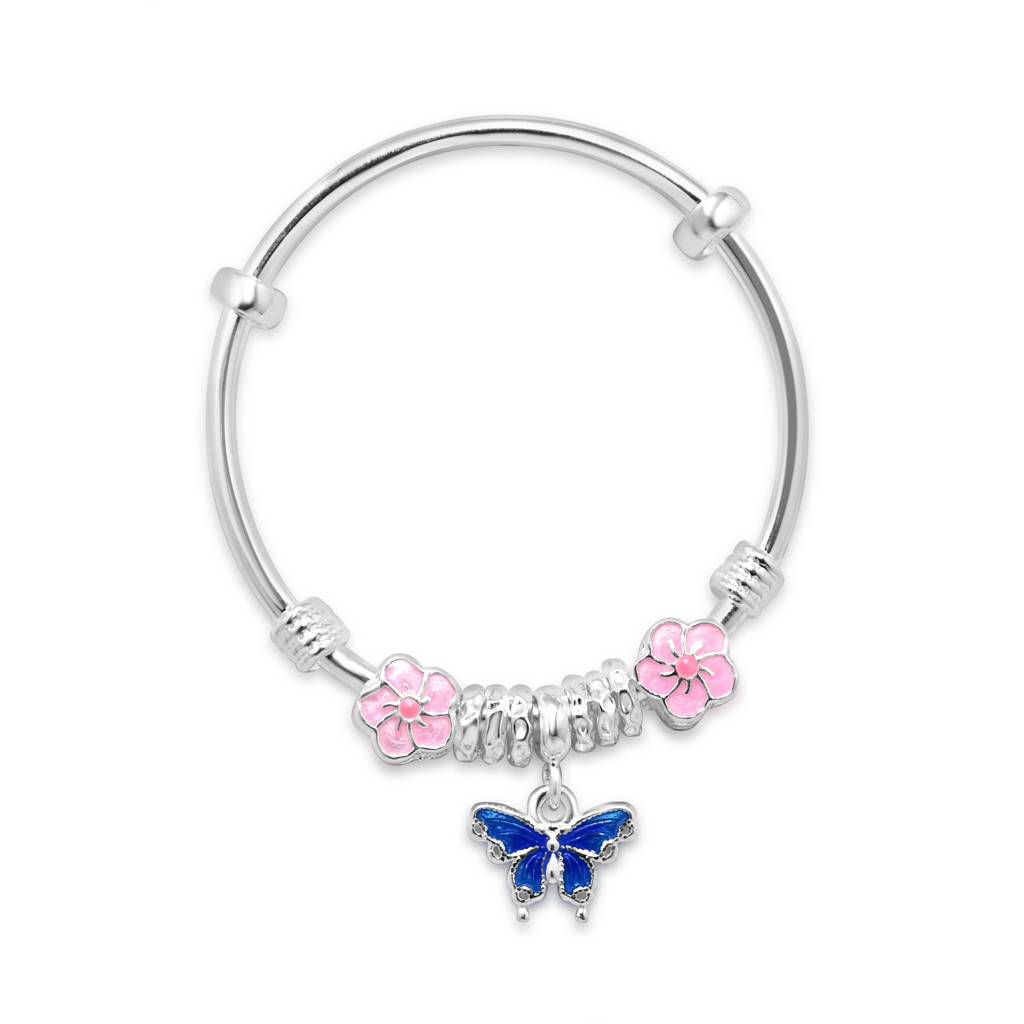 925 Pure Silver Kids Kada Bracelet-Br1087 : BR1087