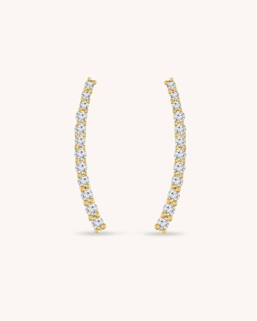 Spark Climber Earrings : JEW-EAR-GLD-001