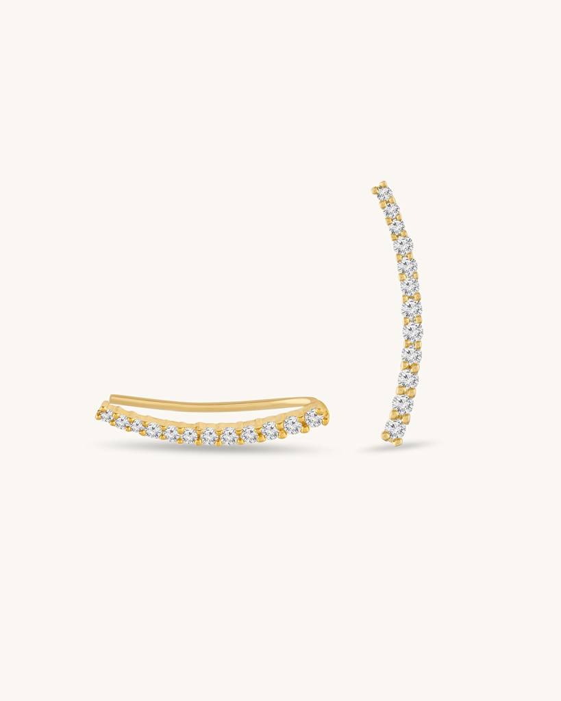 Spark Climber Earrings : JEW-EAR-GLD-001