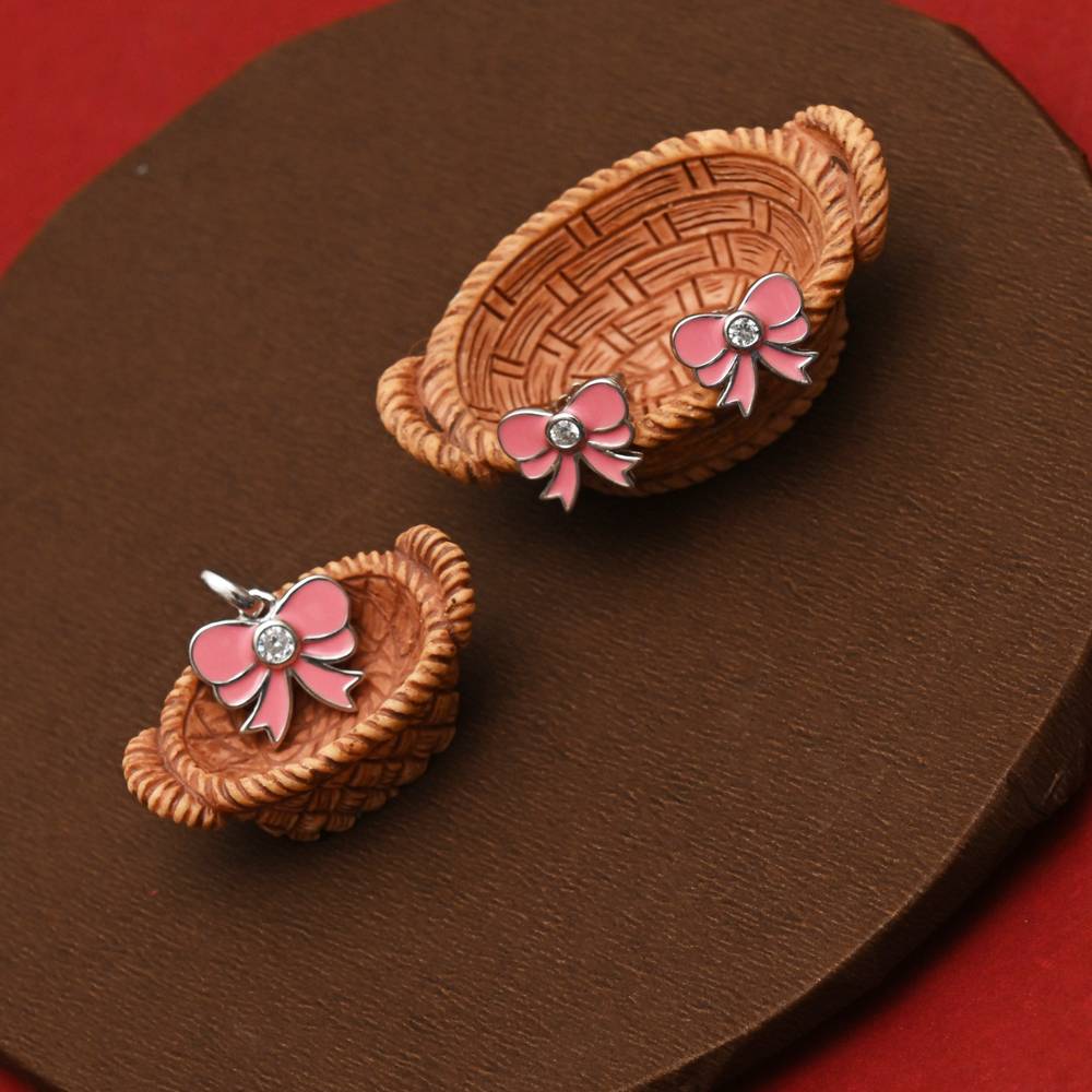 925 Pure Silver Butterfly Inspired Pendant Set-Ps1011 : PS1011