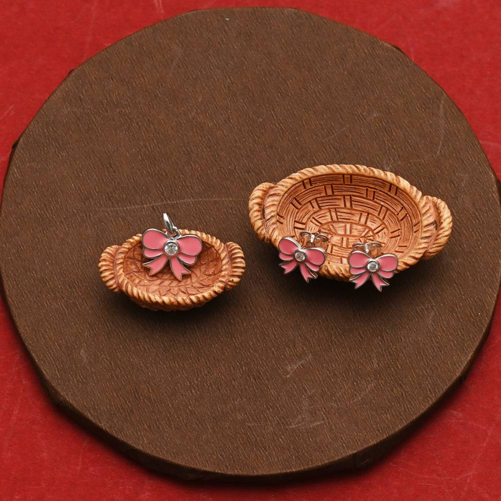 925 Pure Silver Butterfly Inspired Pendant Set-Ps1011 : PS1011