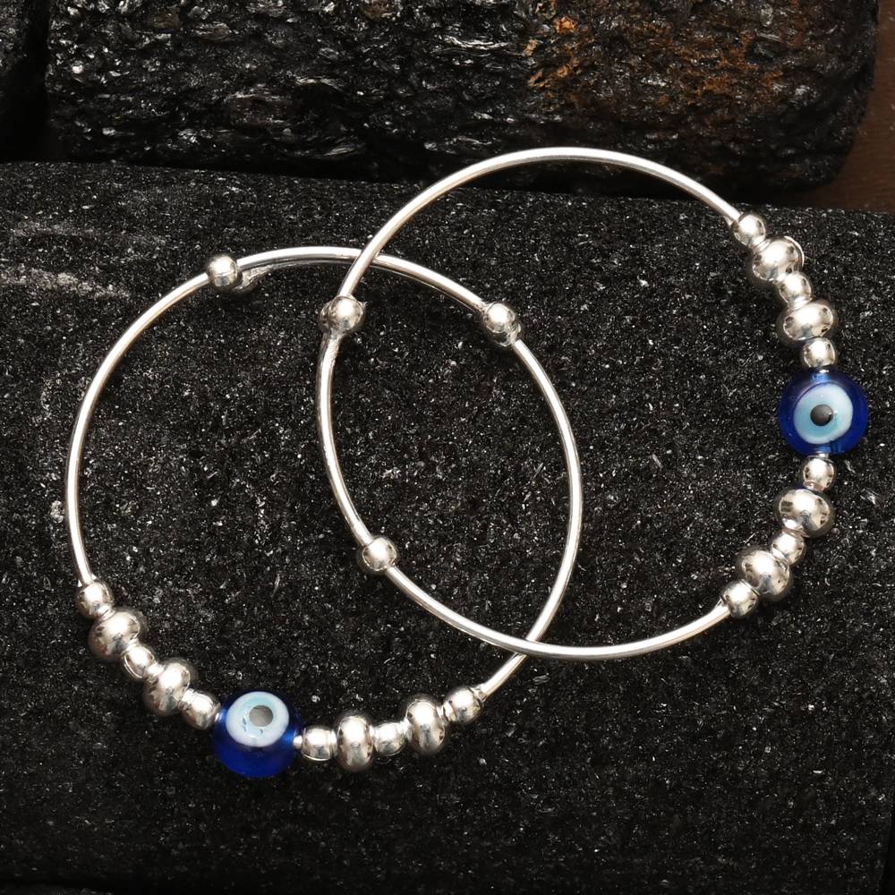 925 Pure Silver Kids Kada Bracelet-Br1085 : BR1085