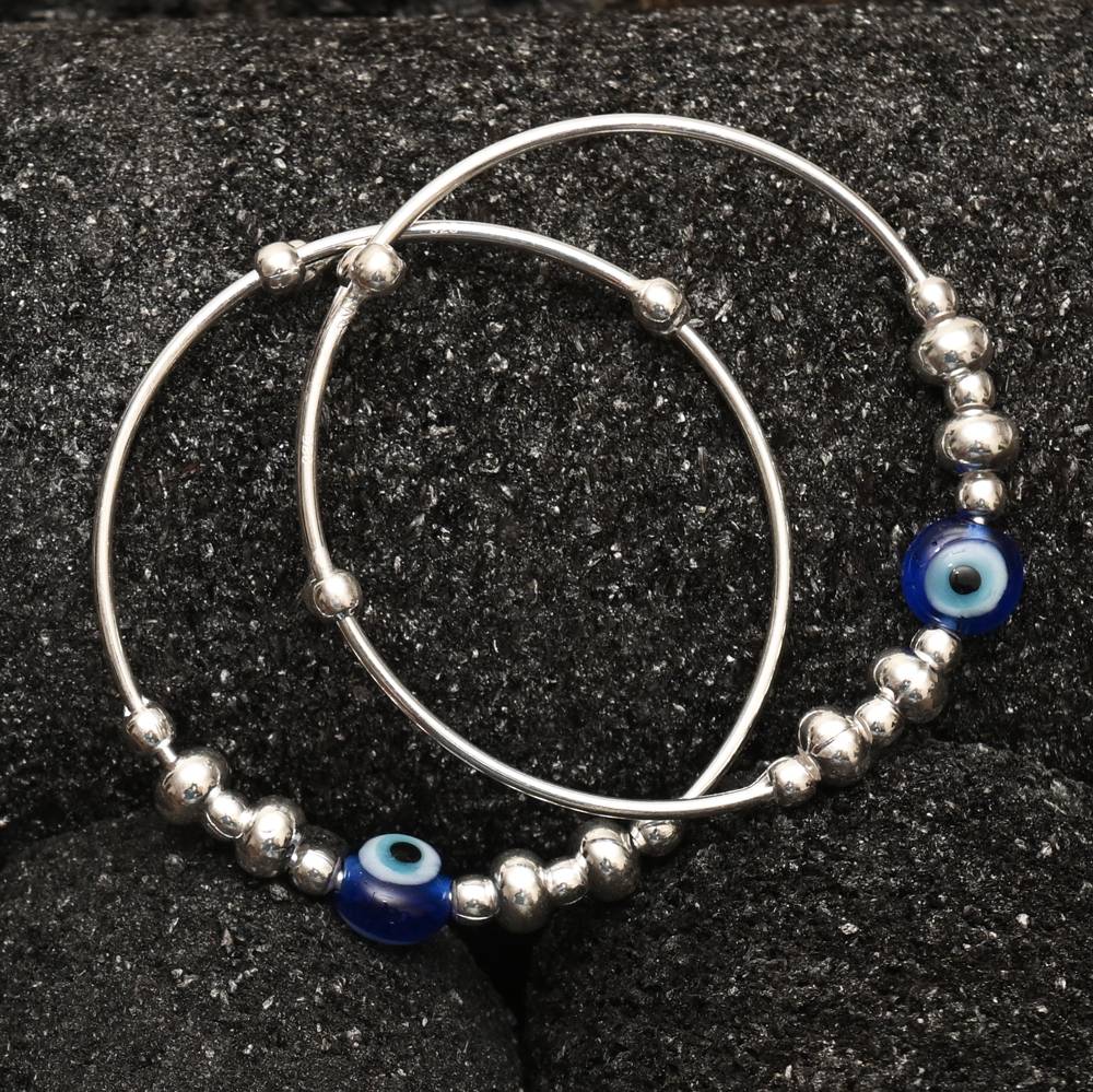 925 Pure Silver Kids Kada Bracelet-Br1085 : BR1085