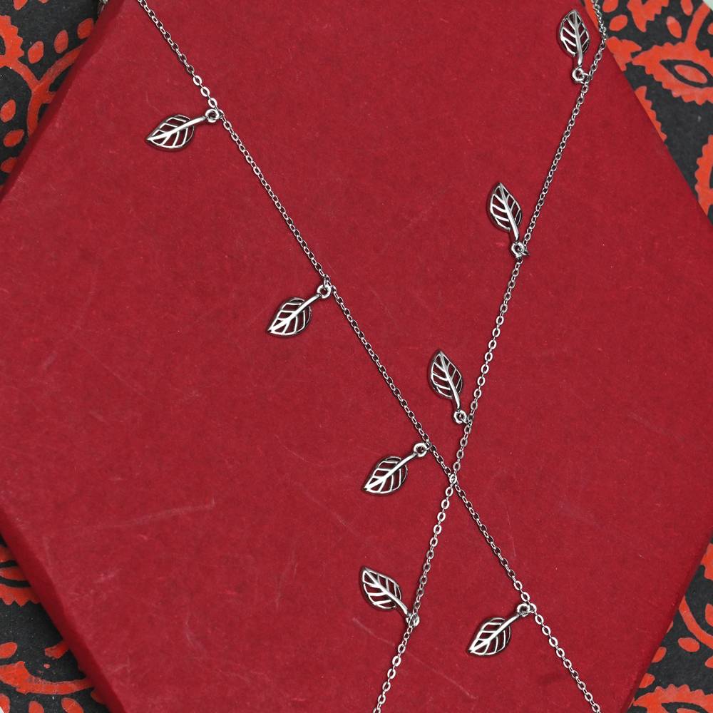 925 Pure Silver Multiple Charm Anklets -Ak1026 : AK1026