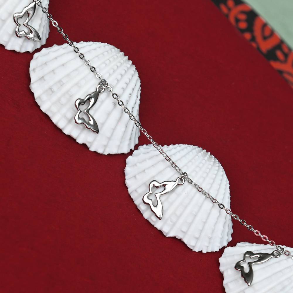 925 Pure Silver Multiple Charm Anklets -Ak1038 : AK1039