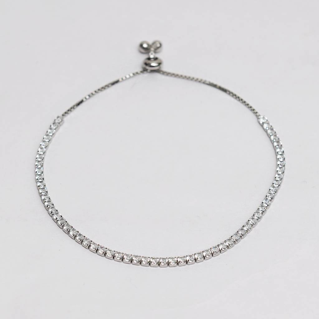 925 Sterling Silver Bracelet For Women | Simplicity Flexible Bracelet : BR1044