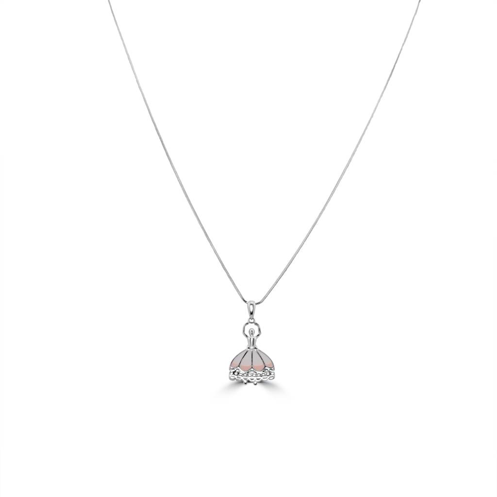 925 Pure Silver Classic Dancing Queen Pendant : PEN1005