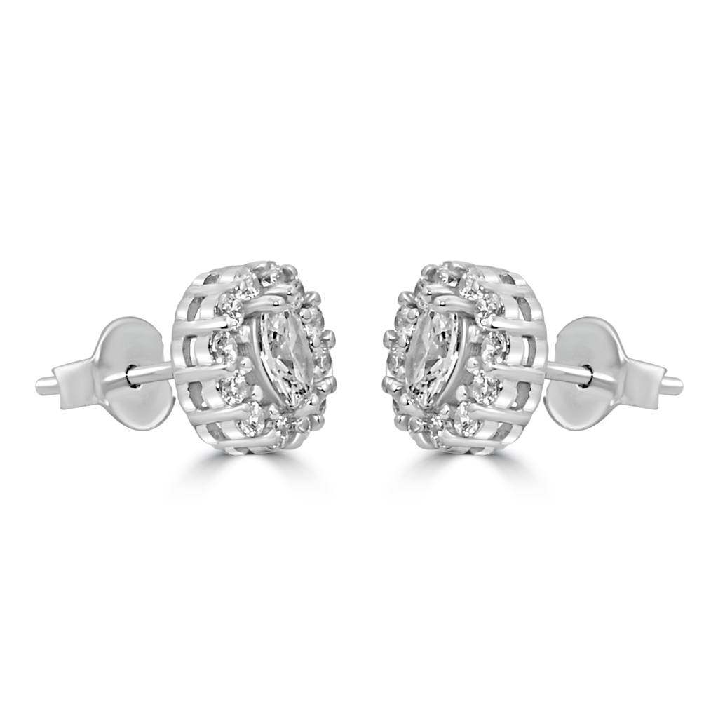 925 Pure Silver Stud Earrings : TWP1203