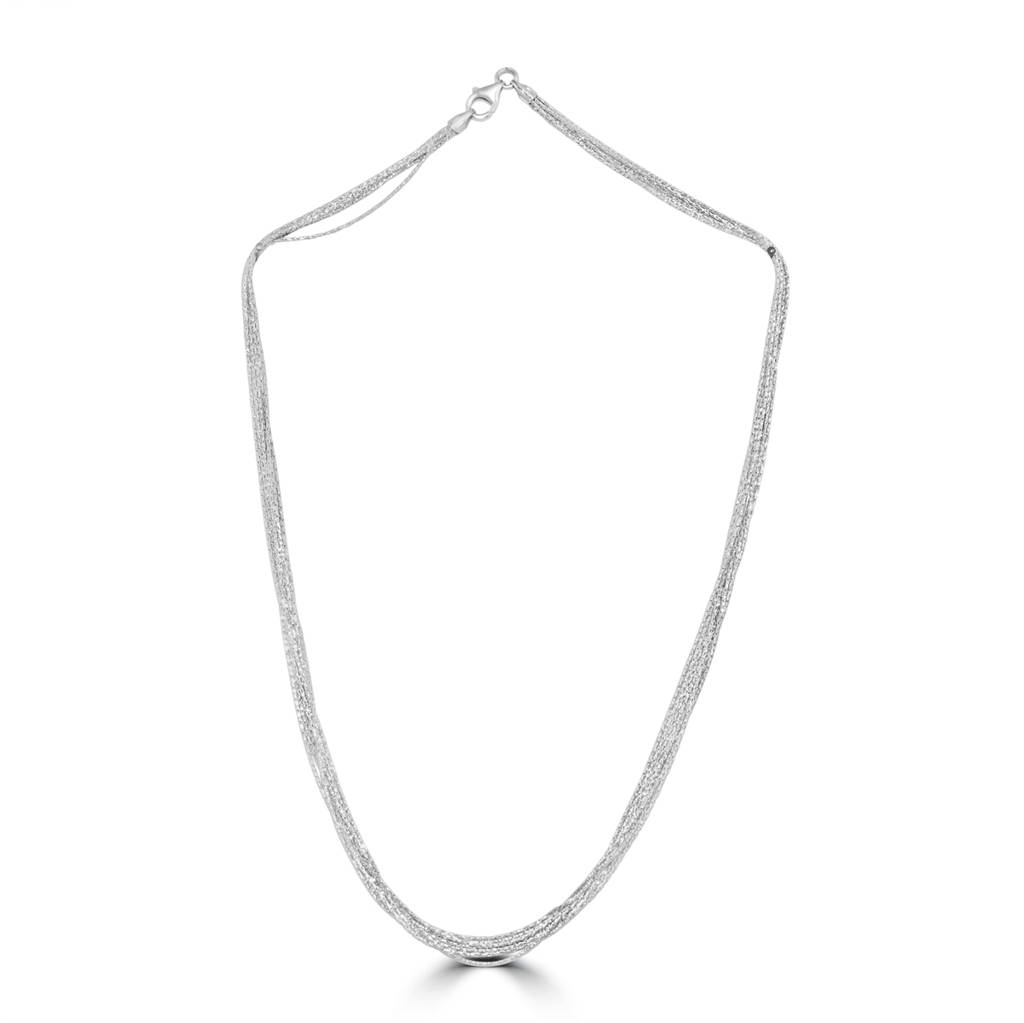 925 Pure Silver Long Chunky Chain | Sterling Silver Modest Chain For Women : CH1003