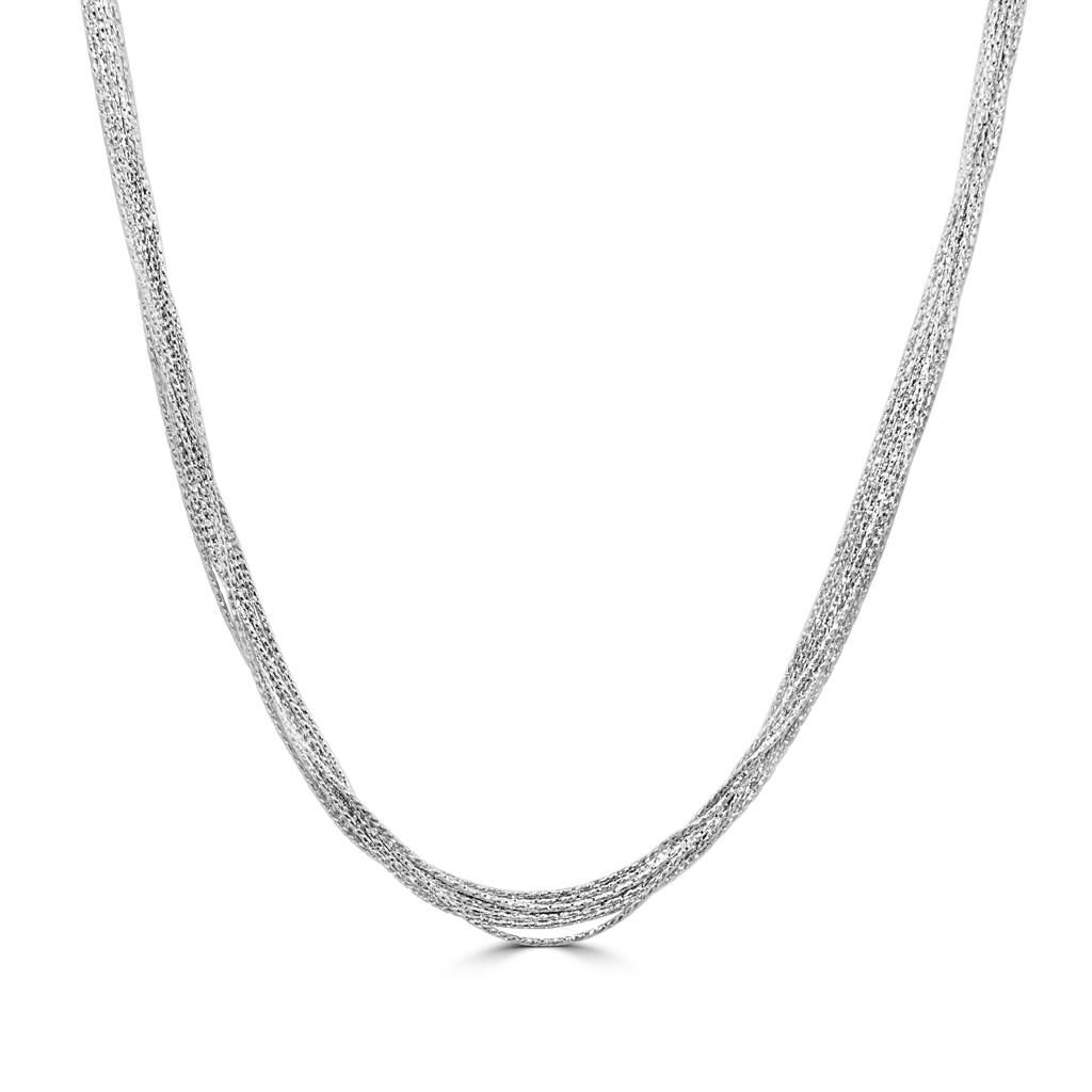 925 Pure Silver Long Chunky Chain | Sterling Silver Modest Chain For Women : CH1003