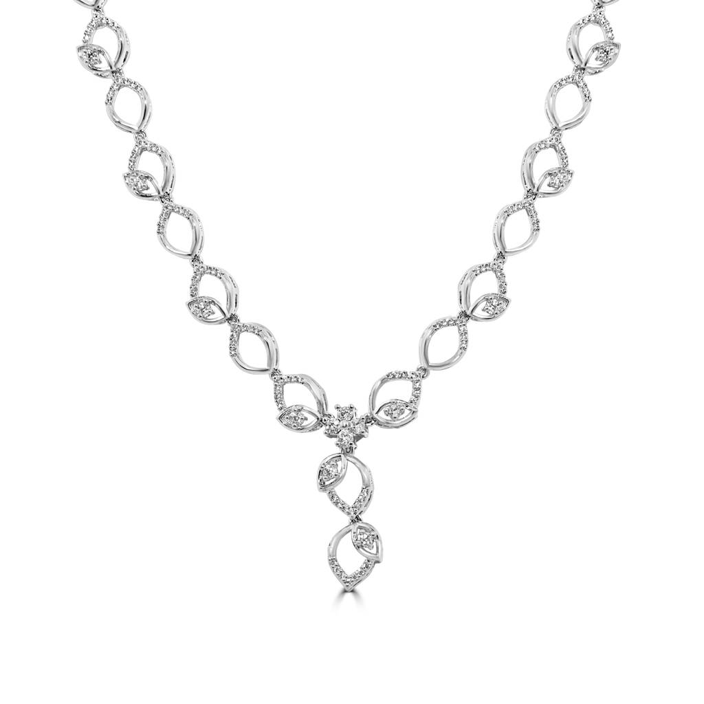 925 Pure Silver Necklace Set : NL1059