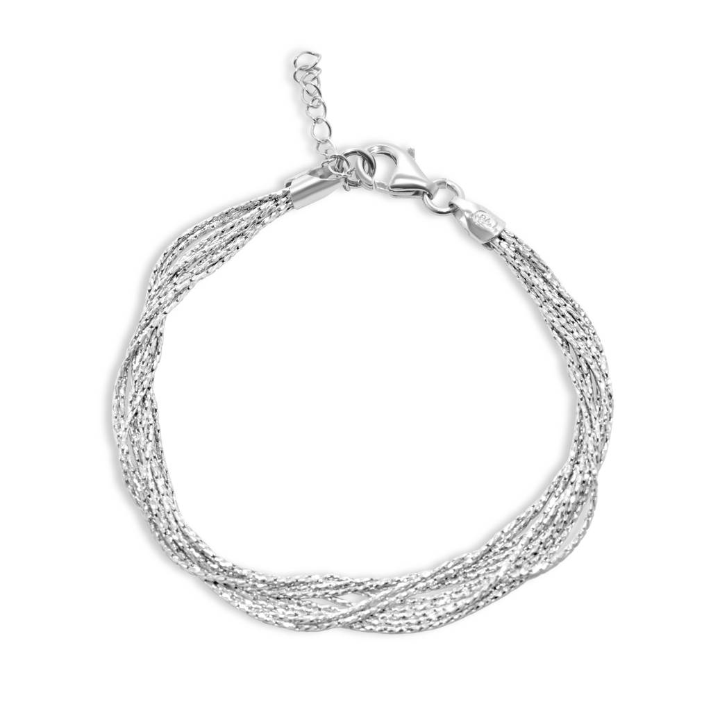 925 Pure Silver Elegant Chain Bracelet : BR1050