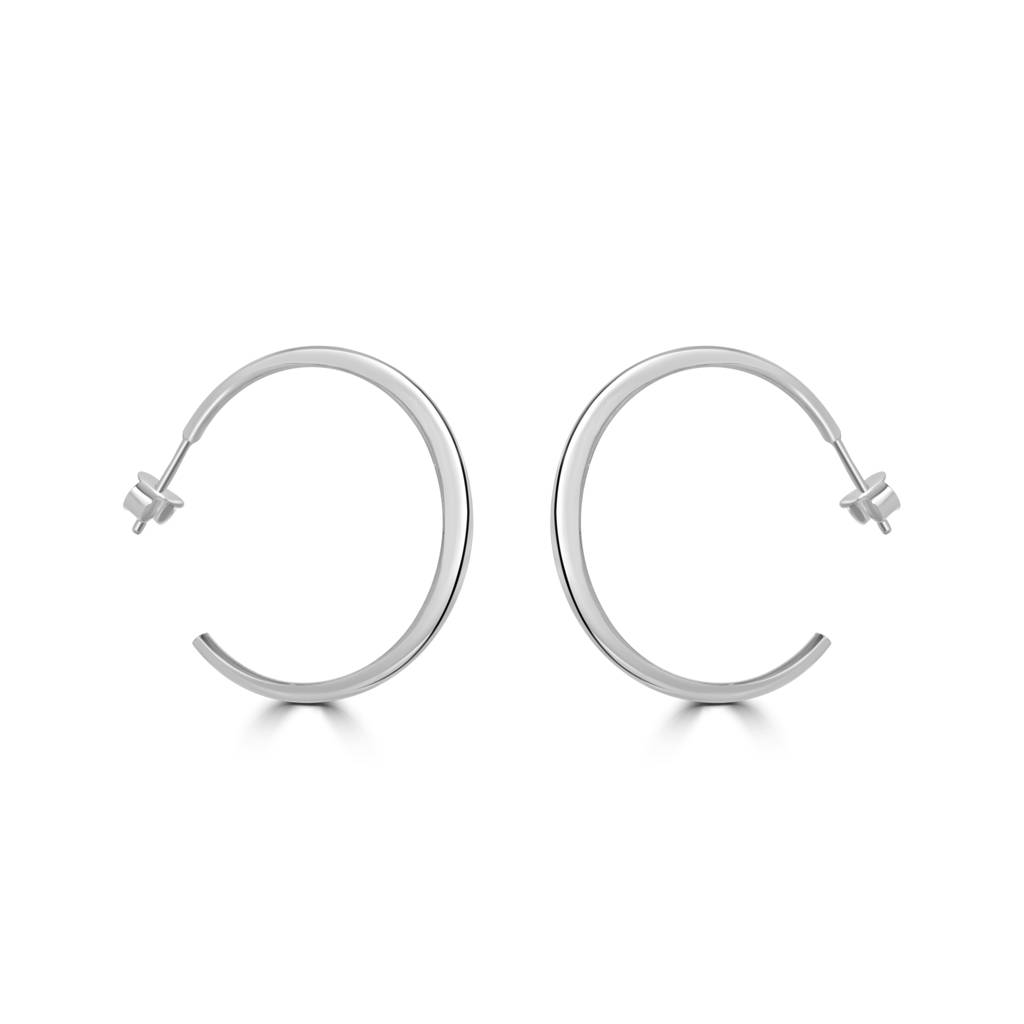 925 Pure Silver Gorgeous Hoop Earrings : TWP1204
