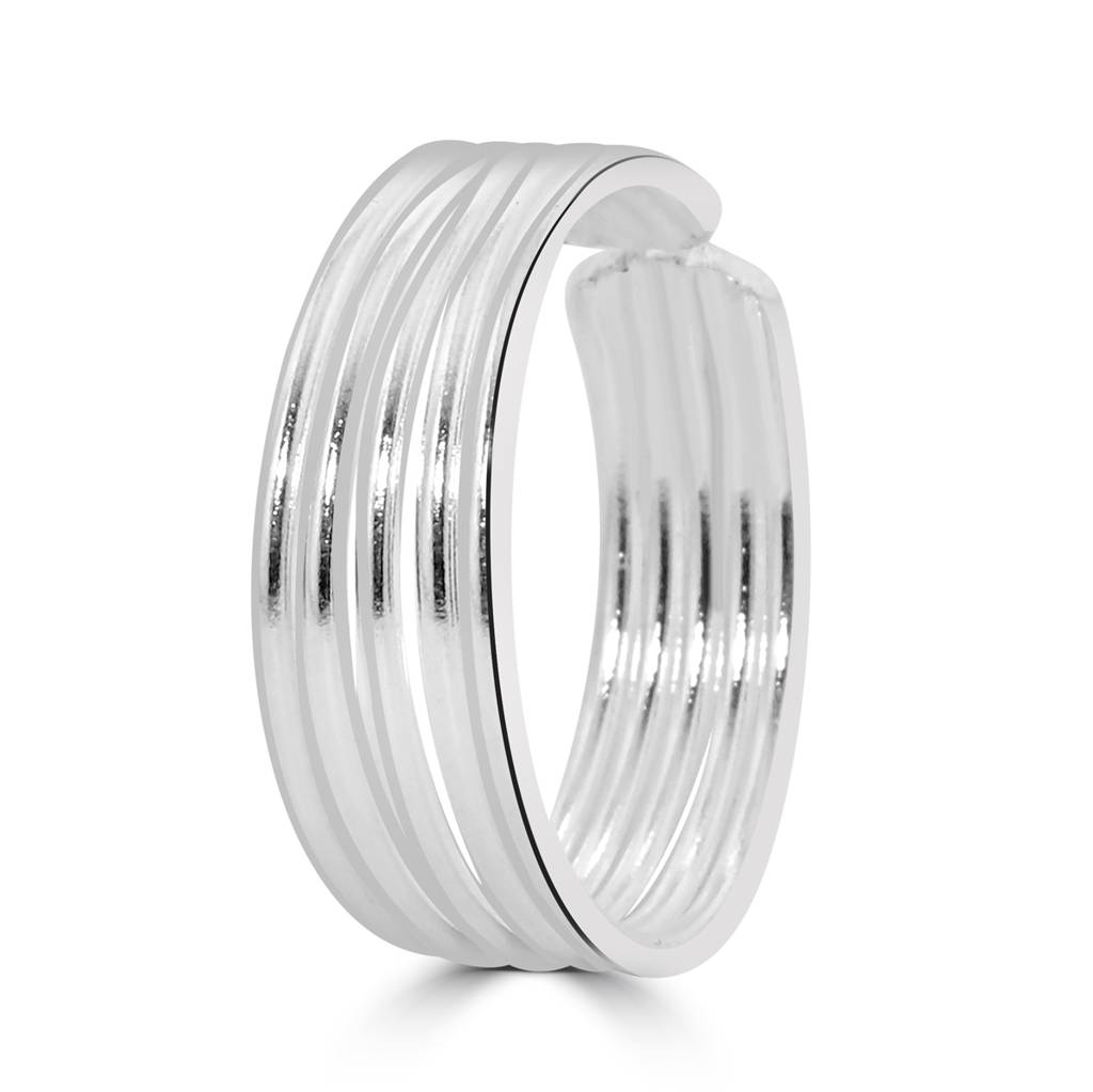 925 Pure Silver Traditional Toe Ring | Ethnic Silver Toe Ring : TOER1003
