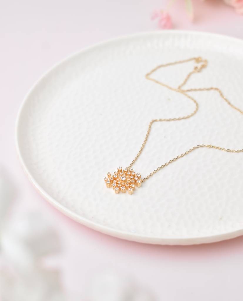 Aurora Pendant Necklace : SLVR-PYG-30