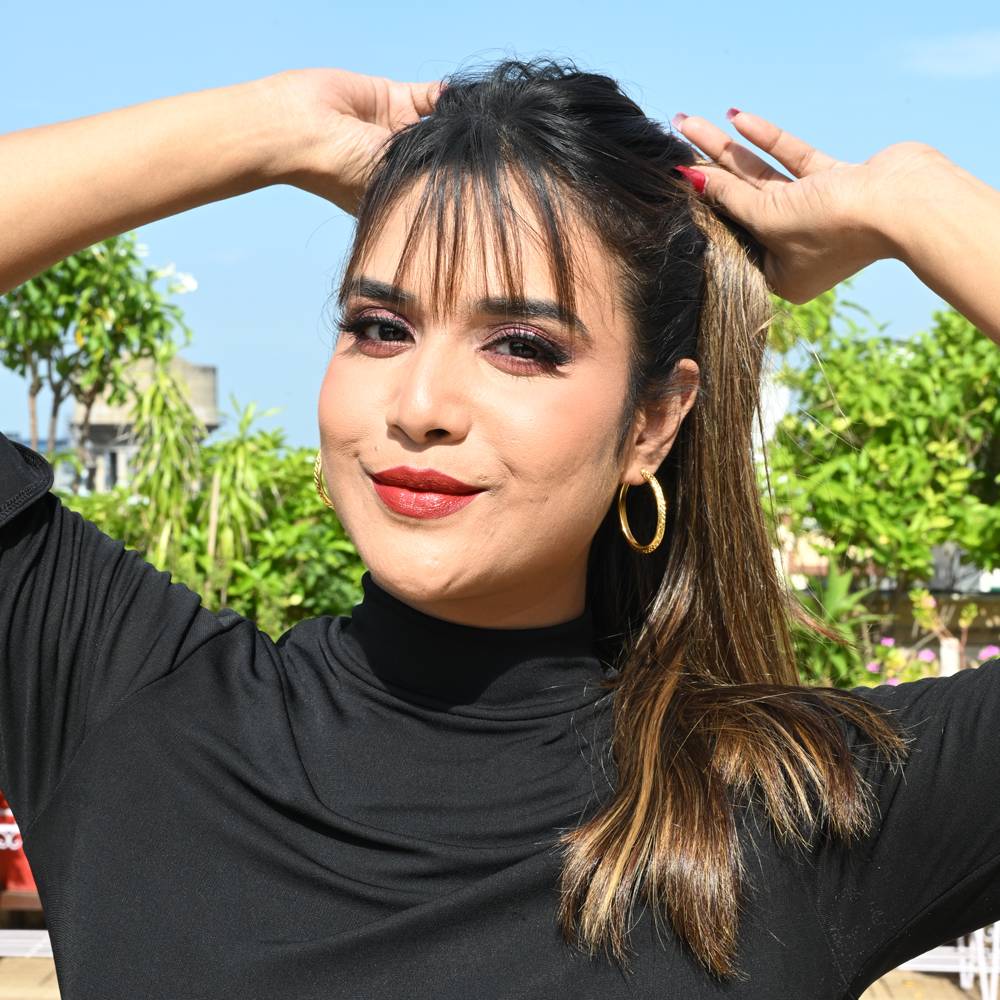 925 Pure Silver Gold Plated Oval Hoop Earrings | Golden Hoops With Earlobe : TWP1213