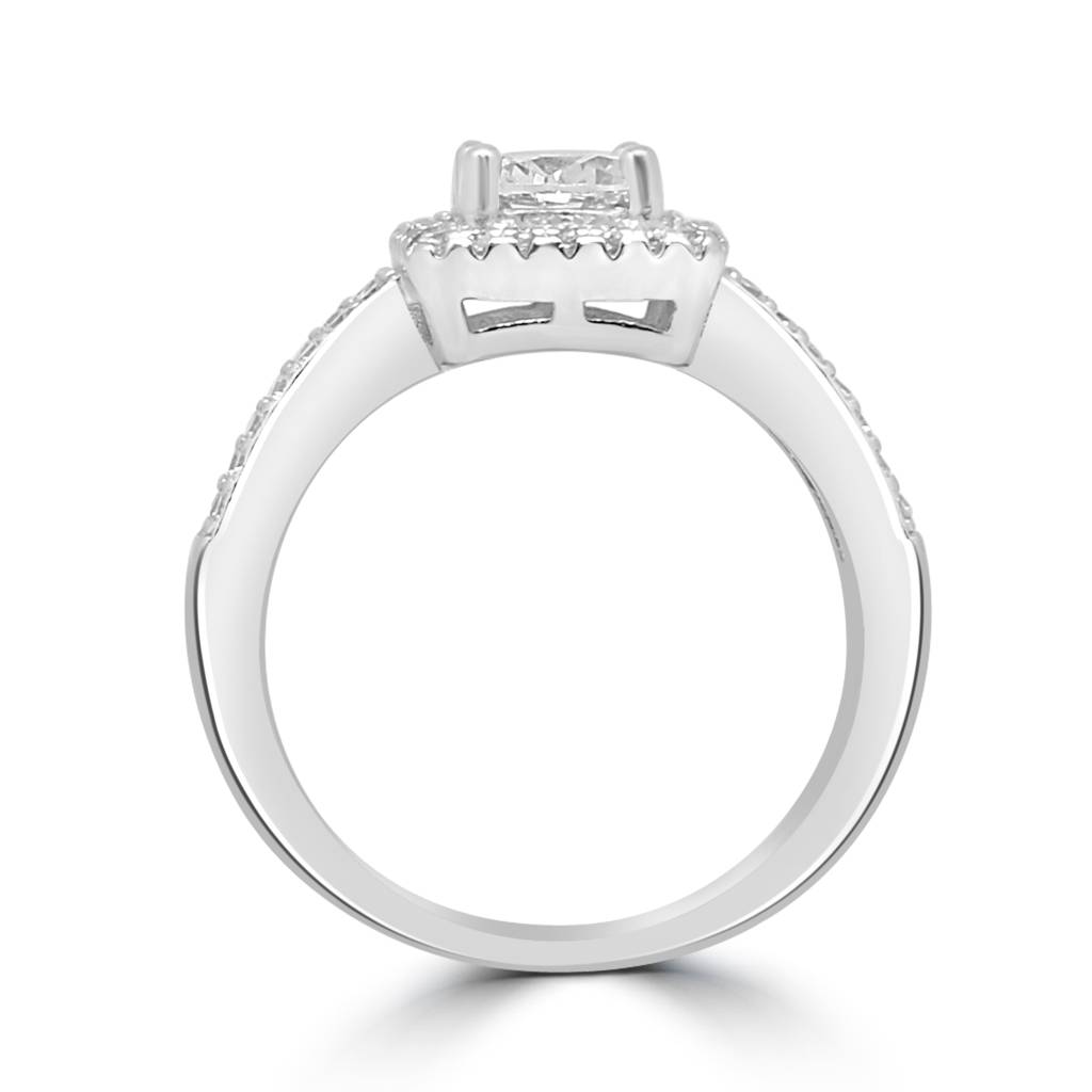 925 Pure Silver Solitaire Ring : LR1202