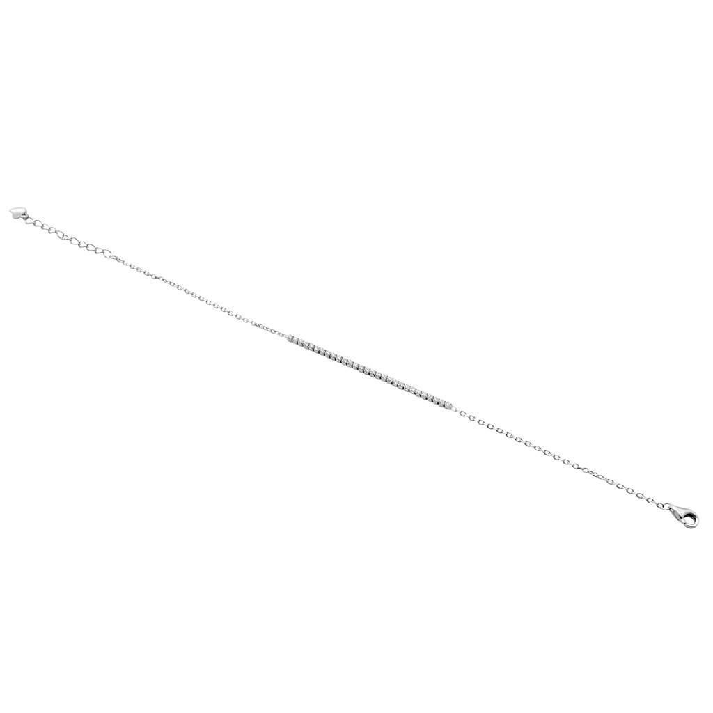 925 Pure Silver Minimalist Chain Bracelet : BR1077
