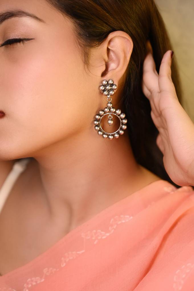 Anokhi Flower Beads Earring : KER246
