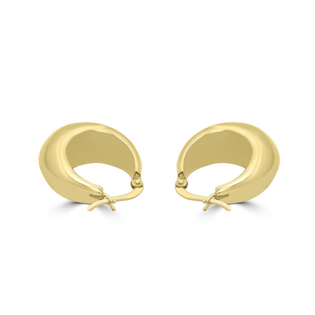 Radiant Sterling Silver Hoop Earrings With A Classic Design For A Touch Of Luxury : TWP1263