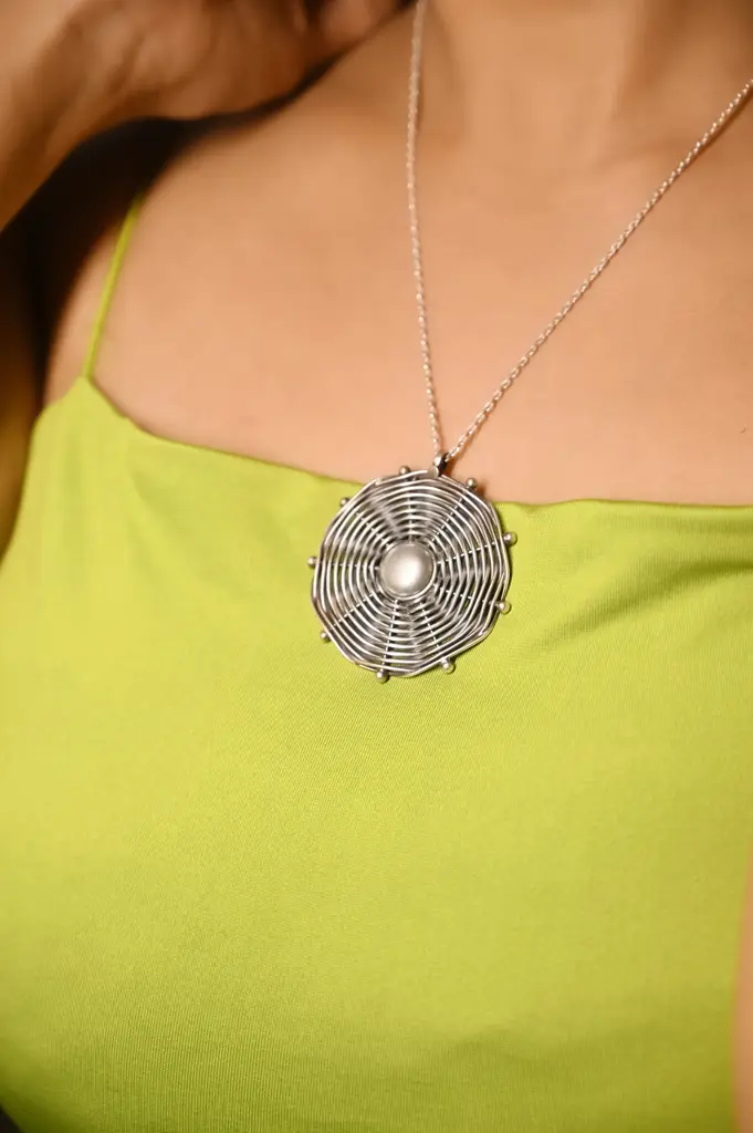 Aadhya Wire Concentric Necklace : KN040