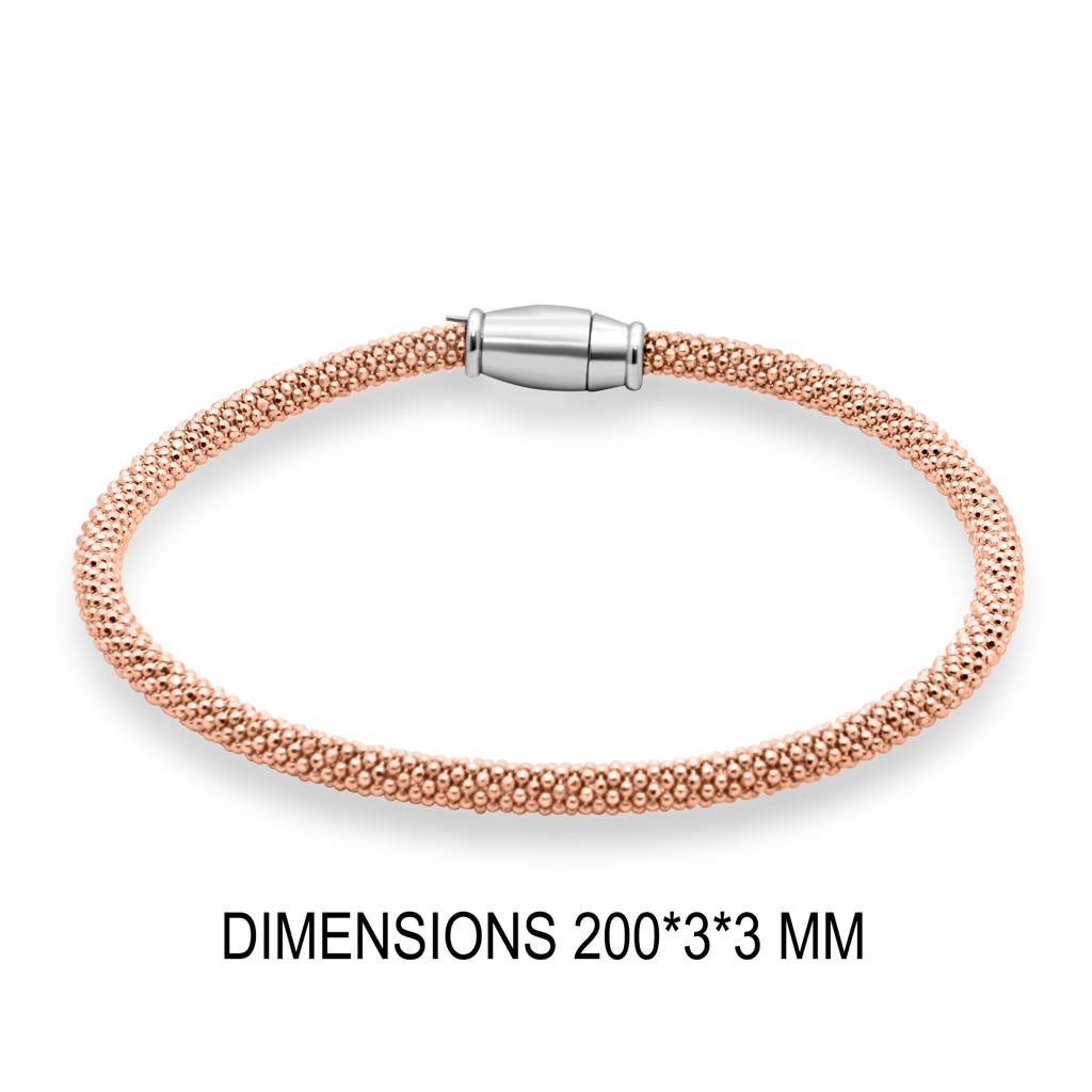 Chic 925 Sterling Silver Link Bracelet With A Sleek Design For Effortless Everyday Style : BR1080