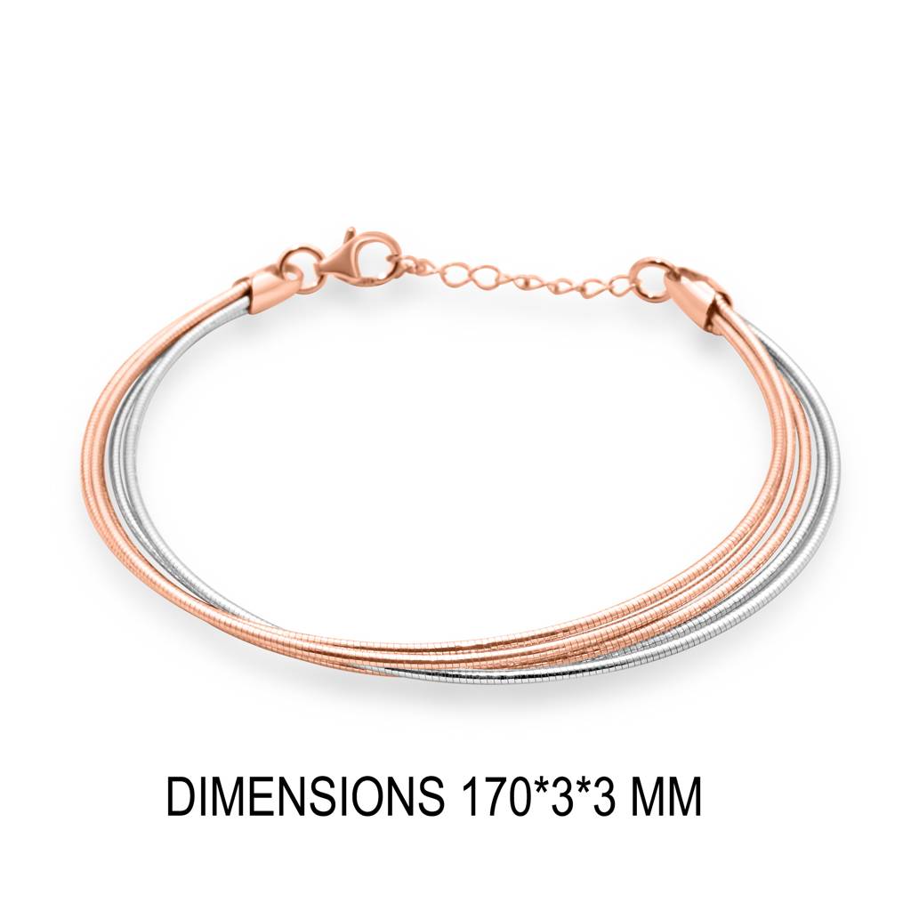 Refined 925 Sterling Silver Link Bracelet For A Polished And Versatile Fashion Statement : BR1079